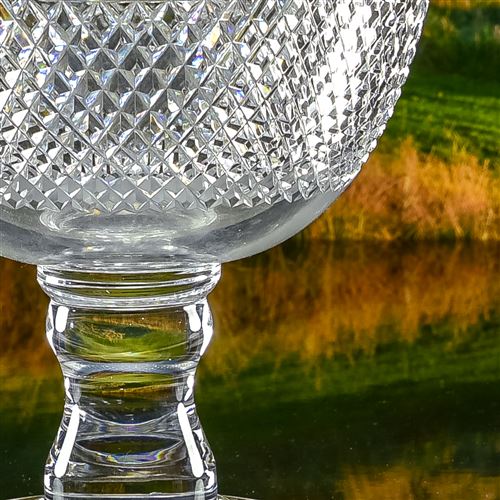 Engraved crystal bowls