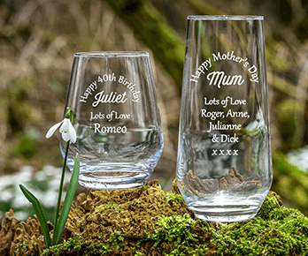 Crystal Engraved Glassware
