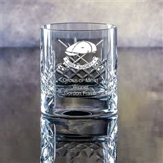 Edward/Mauchline Cut Engraved Whisky Tumbler