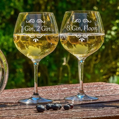 personalised gin glasses