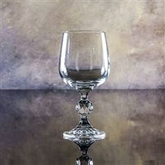 Claudia/Alloway Small Crystal Engraved Wine Glass