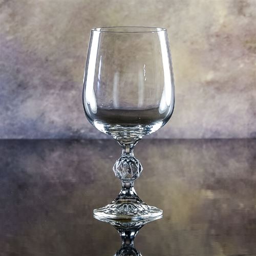 Alloway Crystal Engraved Goblet Glass