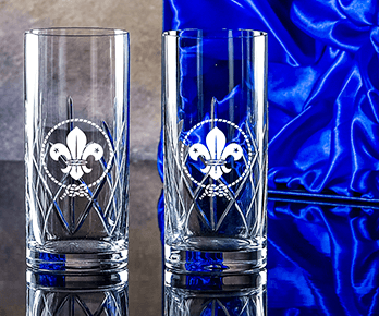 Crystal Hiball Glasses