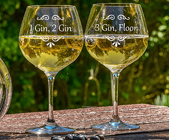 Custom Gin Glasses
